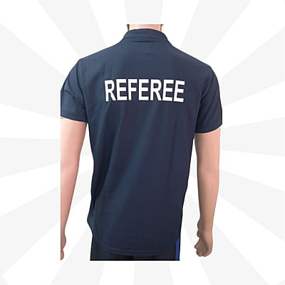 Referee Collar T-Shirt - Blue