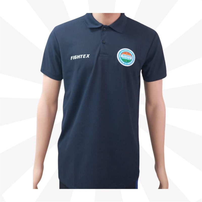 Referee Collar T-Shirt - Blue
